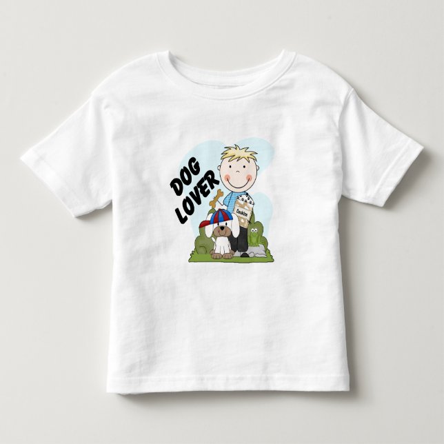 Camisetas e presentes para garotinhos loiros do cã (Frente)