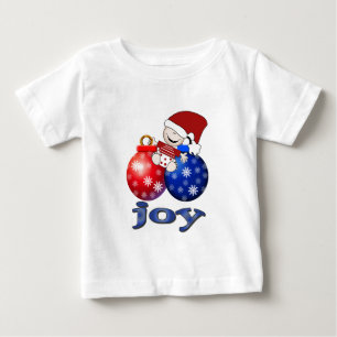 Camisetas e presentes para o bebê natalino