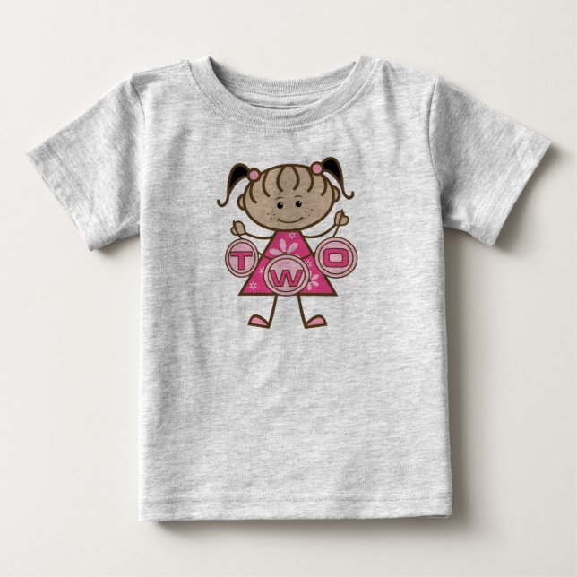 Camisetas e presentes para segundos aniversários d (Frente)