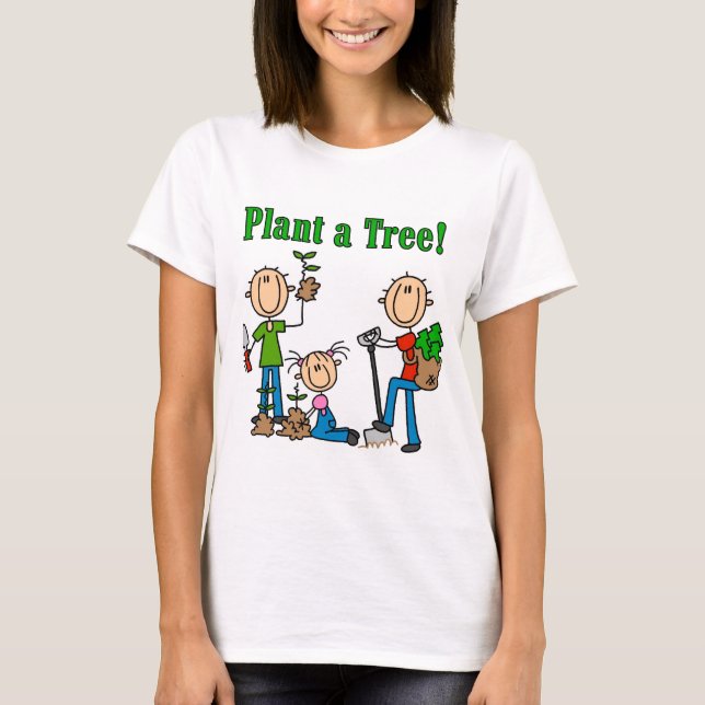 Camisetas e Presentes Plante uma Árvore (Frente)