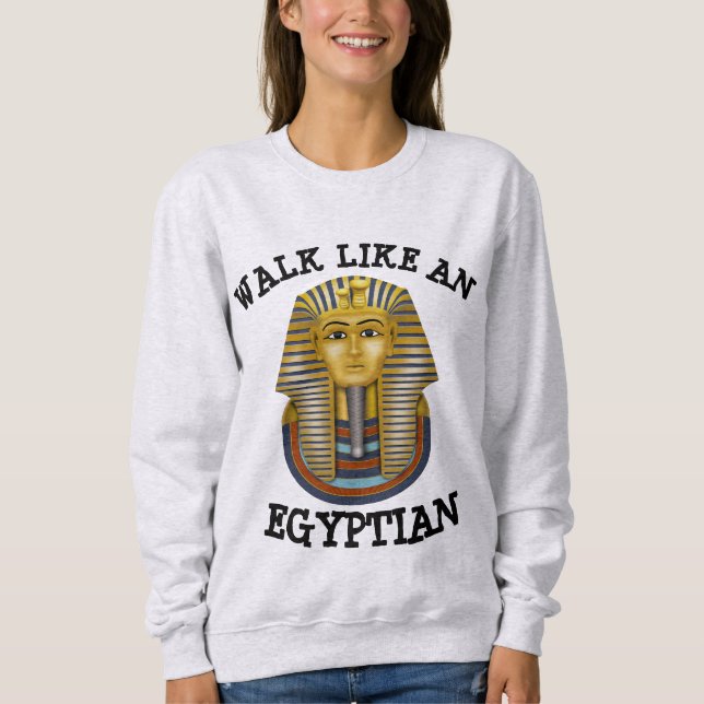 CAMISETAS E SUDADERAS VINTAGE COMO UM EGÍPCIO (Frente)