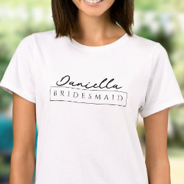 Camisetas Elegantes e Minimalistas para Despedida 