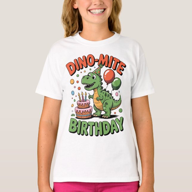 Camisetas em estilo de desenho animado nostálgico  (Frente)
