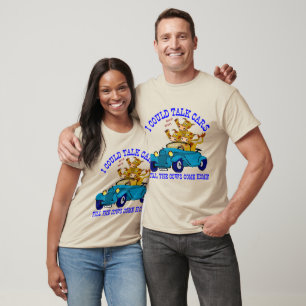Camisetas engraçadas da conversa do carro