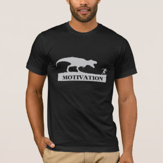 Camisetas engraçadas da motivação de T-Rex