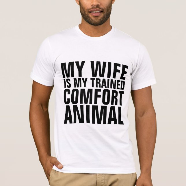 CAMISETAS ENGRAÇADAS DE ANIMAIS DE CONFORTO PARA M (Frente)