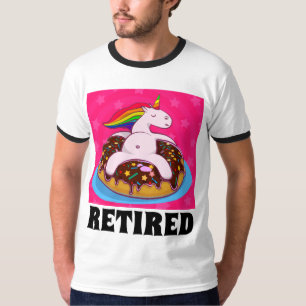 CAMISETAS ENGRAÇADAS DE APOSENTADORIA 'UNICÓRNIO E