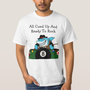 Camisetas engraçadas de bilhar Salão de bilhar Reb