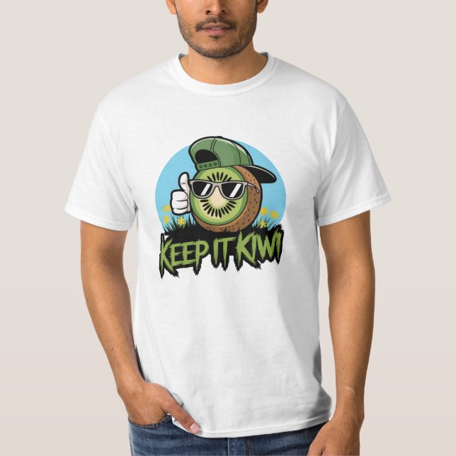 Camisetas engraçadas de Fruta Kiwi para Visto diár (Frente)