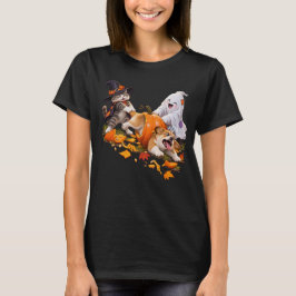 Camisetas engraçadas de Halloween com Fantasia de