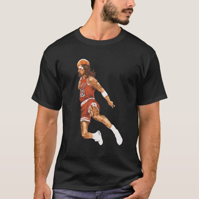 Camisetas engraçadas de Jesus do basquetebol (Frente)