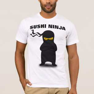 Camisetas engraçadas de NINJA do SUSHI