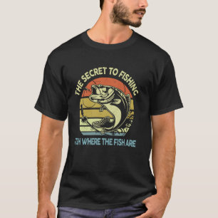 Camisetas Engraçadas de Pesca Pai do Bass Pescador