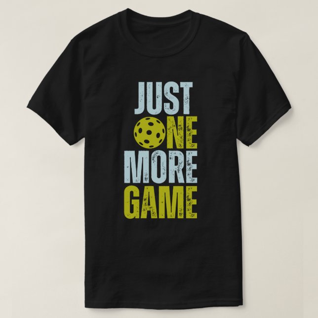 Camisetas engraçadas de pickleball masculinas (Frente do Design)