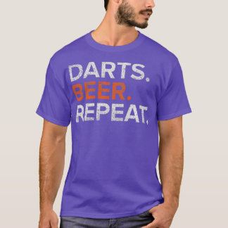 Camisetas engraçadas de repetição de cerveja Vinta