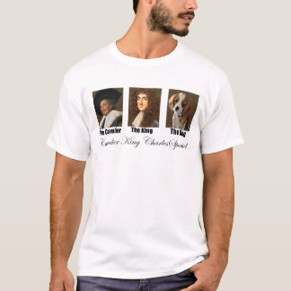 Camisetas engraçadas descuidados do rei Charles
