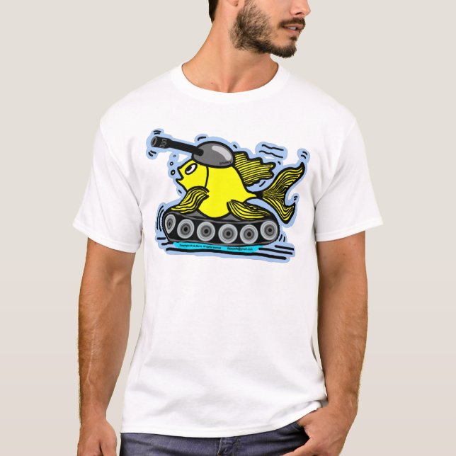 Camisetas engraçadas do aquário (Frente)