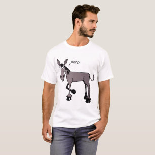 Camisetas engraçadas do asno de Derp