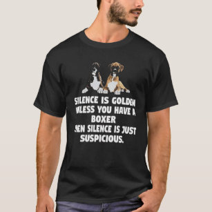 Camisetas engraçadas do cão do pugilista
