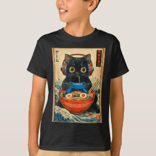 Camisetas engraçadas gráficas japonesas Ramen de g
