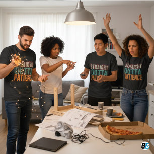 Camisetas engraçadas, Hetero fora da paciência