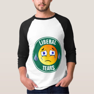 Camisetas engraçadas LIBERAL TEARS
