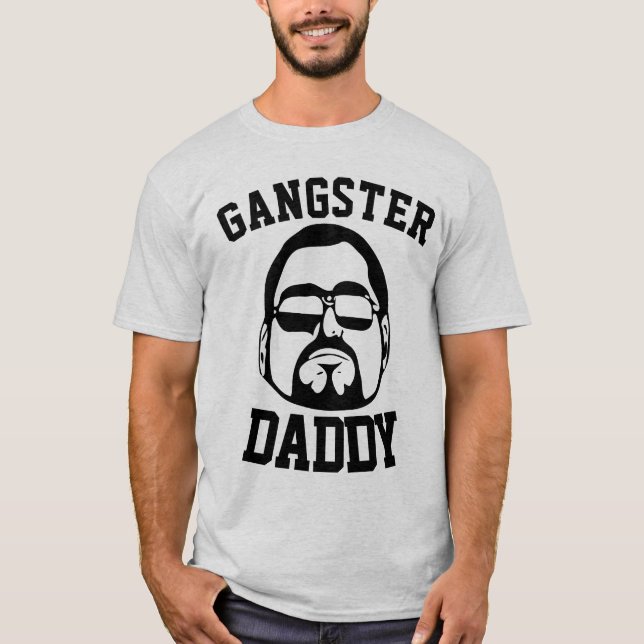 CAMISETAS ENGRAÇADAS PAI GANGSTER (Frente)