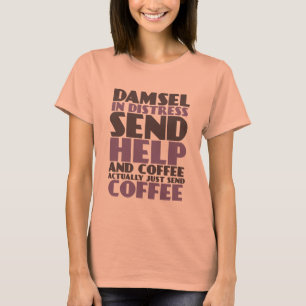 Camisetas engraçadas para amantes do café