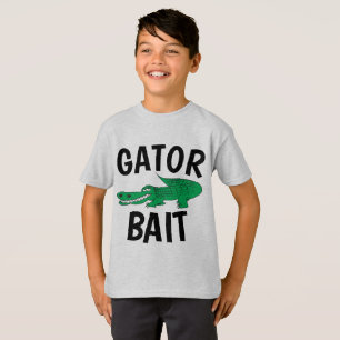 Camisetas engraçadas para crianças, ISCA DE JACARÉ