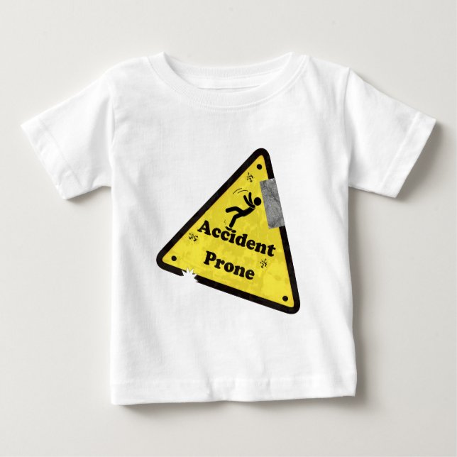 Camisetas engraçadas propensas a los accidentes (Frente)