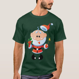Camisetas engraçadas velhas alegres do St. Nick