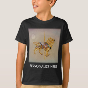 Camisetas Escuras para Crianças - SQ do Leão Carro