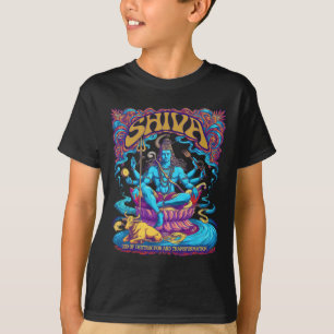 Camisetas Espirituais Shiva Impressão Deus Hindu M