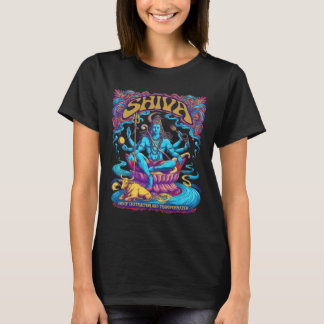 Camisetas Espirituais Shiva Impressão Deus Hindu M