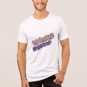 Camisetas estéticas de arte - a vida acontece, o c