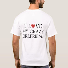 Camisetas Eu Amo Minha Namorada Eu Amo Minha Louca