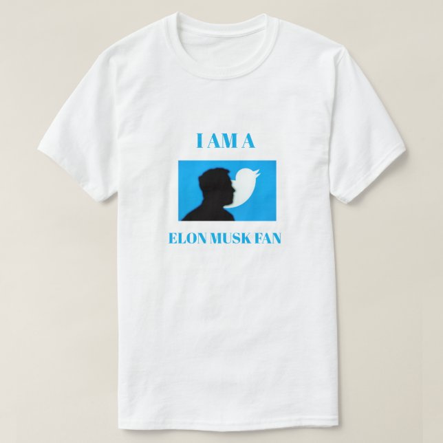 Camisetas fã Elon Musk (Frente do Design)