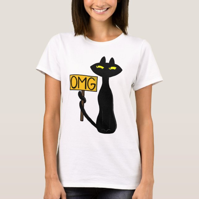 Camisetas femininas Bad Boogie -The Cat- (Frente)
