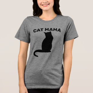 Camisetas femininas CAT MOM (MAMÃE GATO)