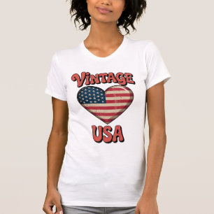 camisetas femininas coração vintage usd