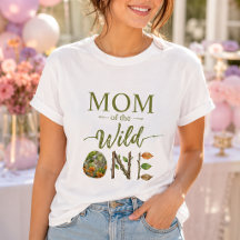 Camisetas femininas de aniversário da Mãe do Selva