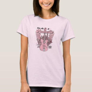 Camisetas femininas de Nashville de música country