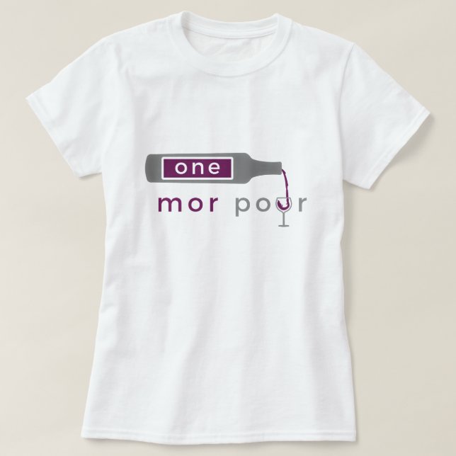camisetas femininas de One Mor Pour (Frente do Design)