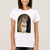 Camisetas femininas de tamanhos e cores