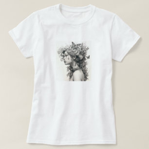 Camisetas femininas elegantes personalizadas com s