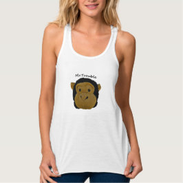 Camisetas femininas engraçadas Mr.Trouble