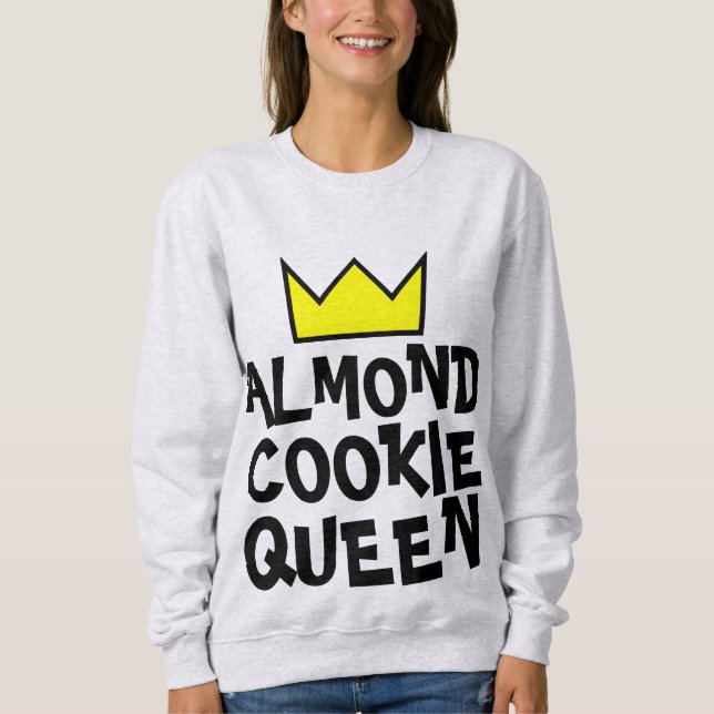 CAMISETAS FEMININAS SWEATSHIRTS DA RAINHA DO BISCO (Frente)