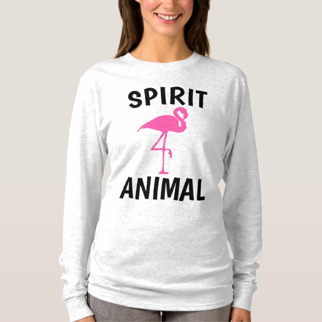 Camisetas FLAMINGO ESPÍRITO ANIMAL (Frente)