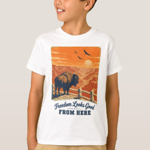 Camisetas Freedom Looks Good Canyon