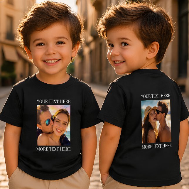 Camisetas Frente e Verso, Foto e Texto Personaliza (Criador carregado)